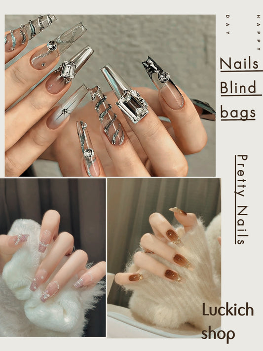 $1 handmade press on nails