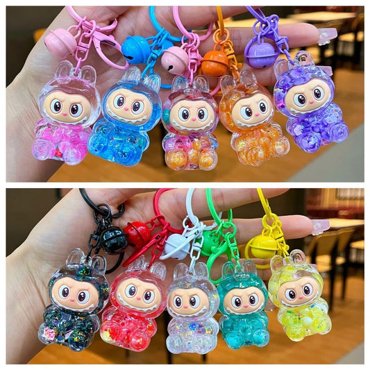 Labub quicksand keychain wholesale
