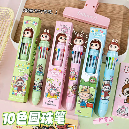 Labub pen with 10 colors high quality wholesale
